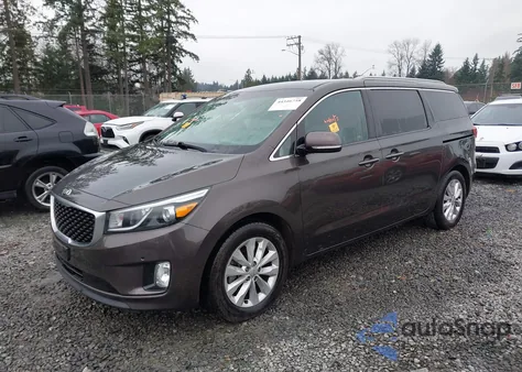 2017 Kia Sedona Ex из США, поврежденный, VIN KNDMC5C17H6256350